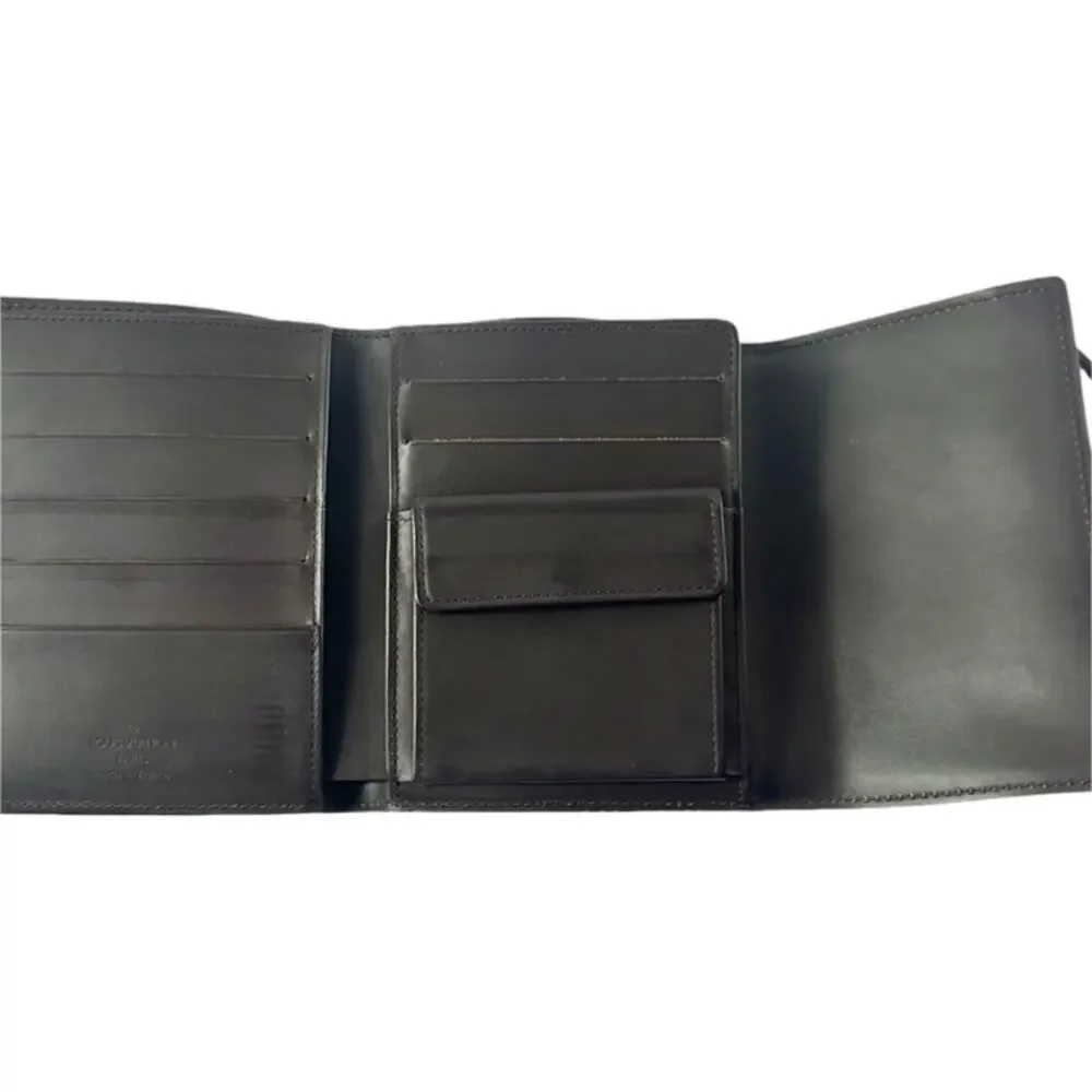 Louis‎ Vuitton Brown Elastique Epi Leather Wallet